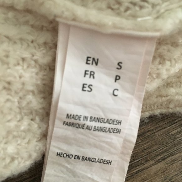 Casual Cream Cowl Neck Knit Sweater - Picture 13 of 14